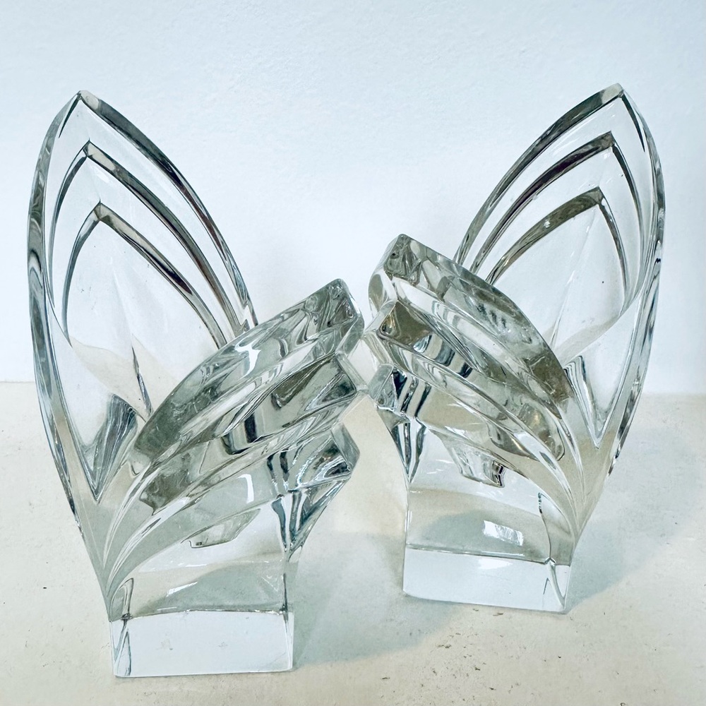 Elegant Crystal Candleholders